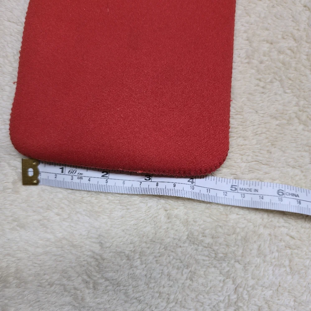 Verso Neoprene Red with Turquoise Lining E-Reader Hoodie